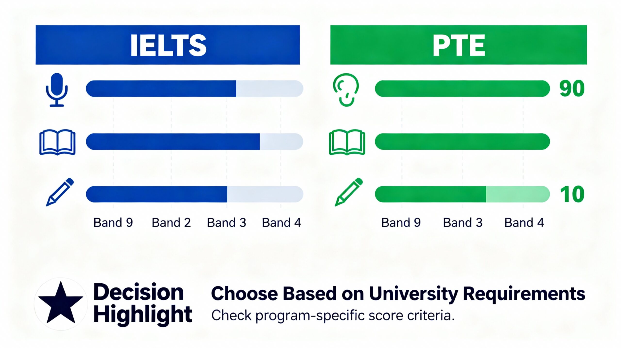 Compare IELTS and PTE - Which is better for Study Abroad?