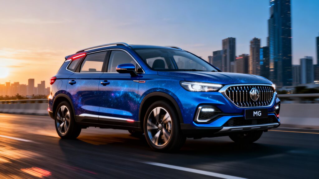 MG Hector Facelift 2026 unveiled Dec 15! New grille, 15.6" touchscreen, ADAS, turbo-petrol/diesel engines. Price ₹16-28L. Bold design vs Harrier, XUV700.