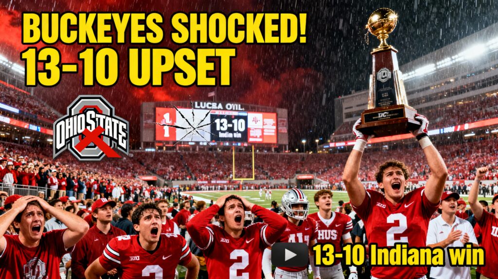 Ohio State Football Shocker: Buckeyes Stunned by Indiana in Big Ten Championship!