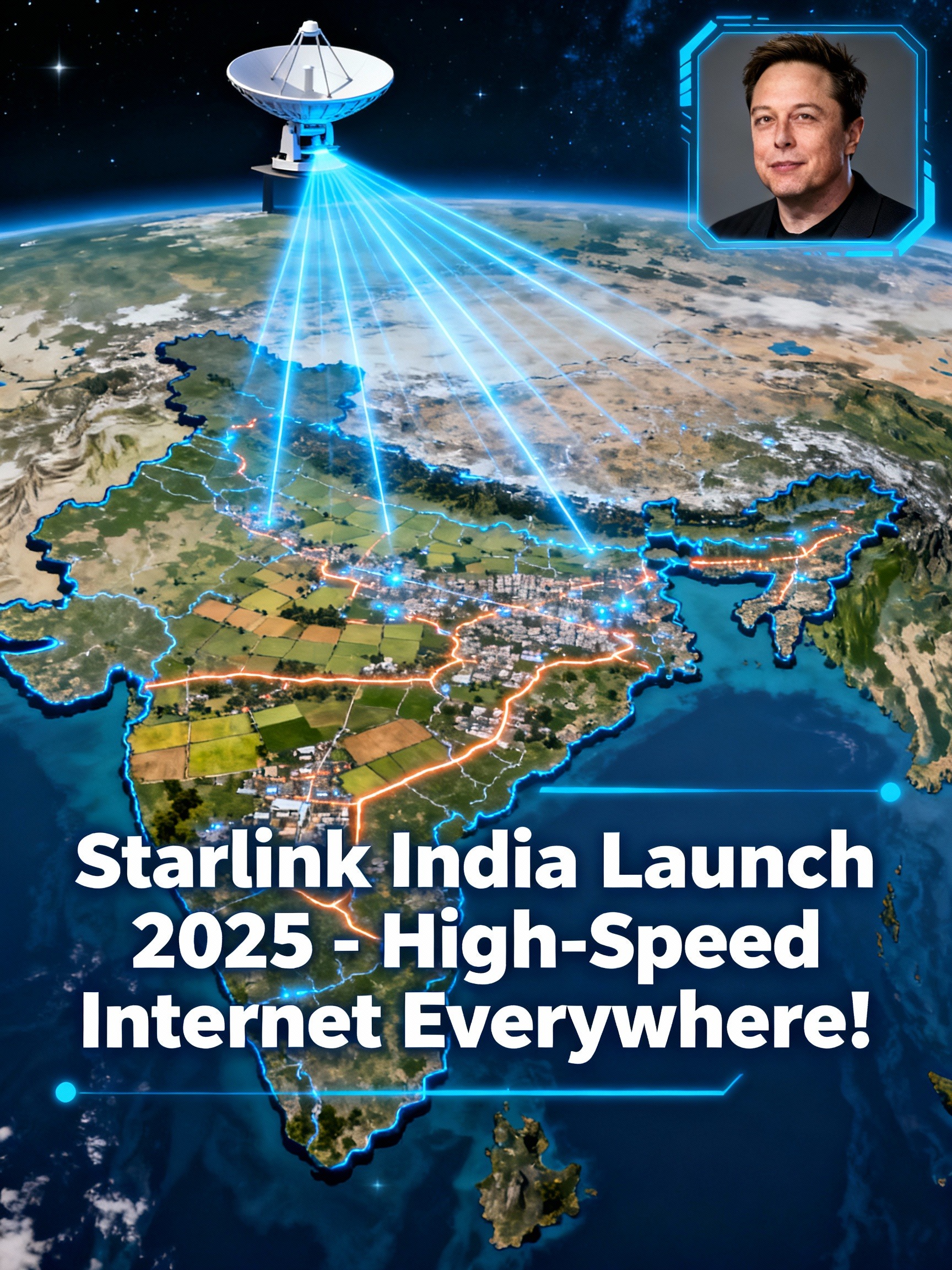 Starlink India launch 2025: High-speed satellite internet finally here! Plans from ₹7,500/mo, rural coverage, easy setup. Get latest prices & preorder now!