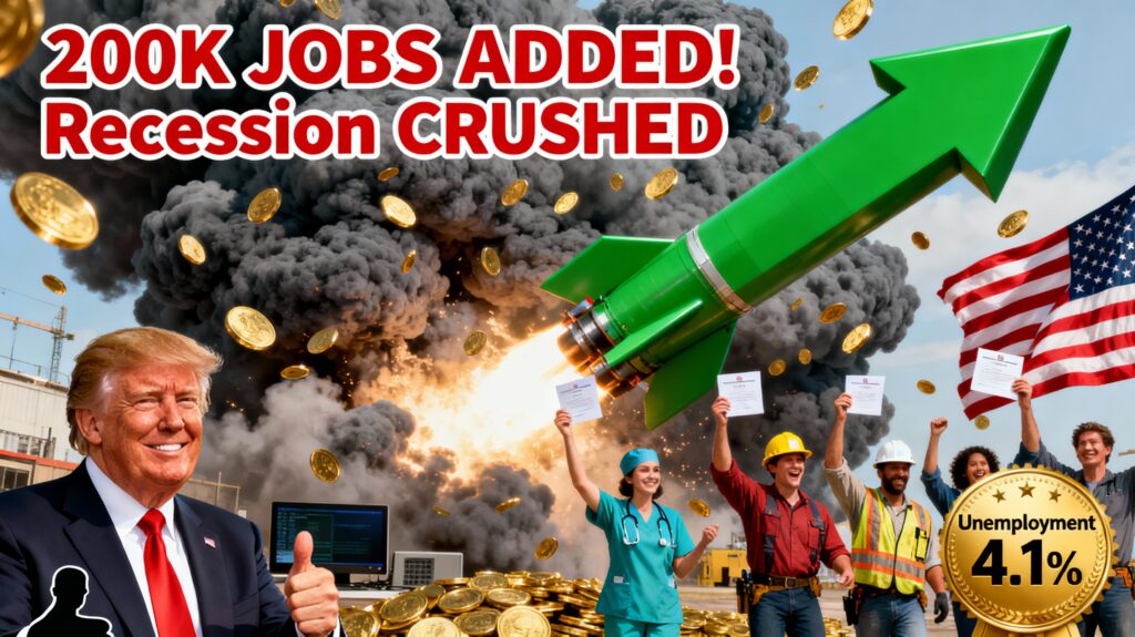 US Jobs Report Shock: 200K Jobs Added in November 2025 – Recession Fears Crushed!